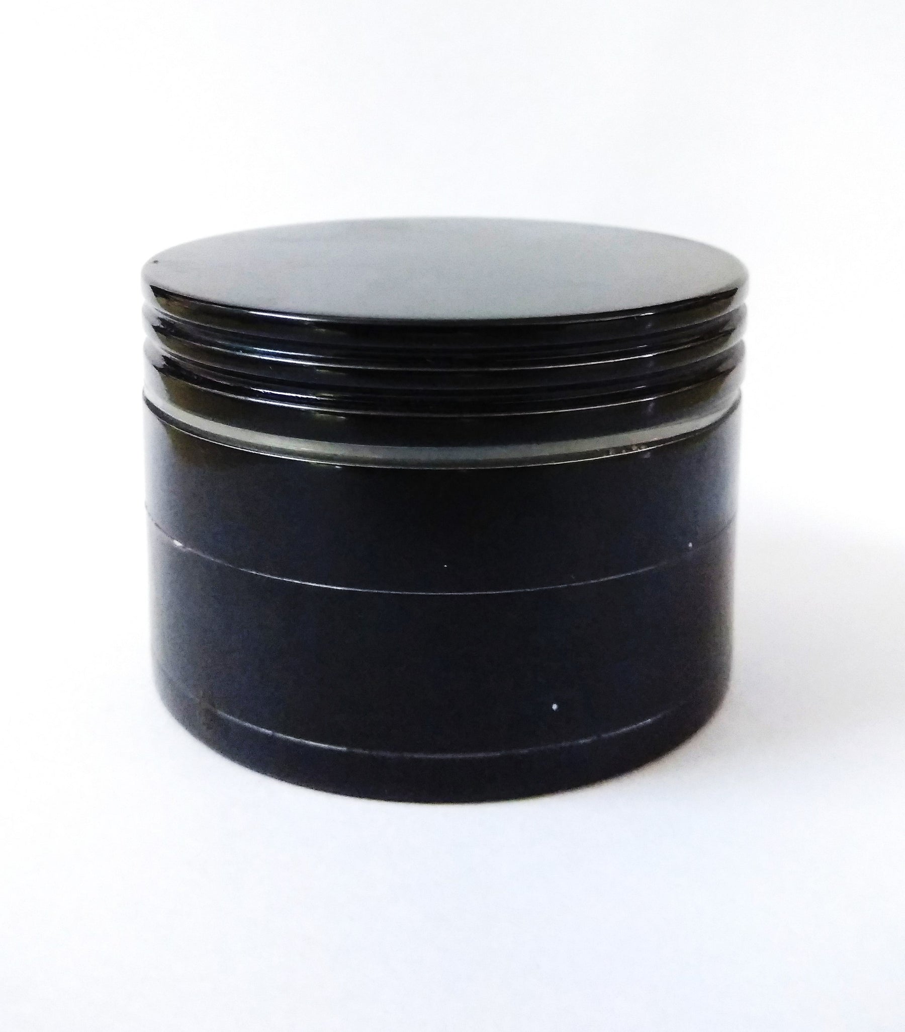 Black Metallic Colored Herb Crusher/Grinder with Filter (56 MM) - Outontrip