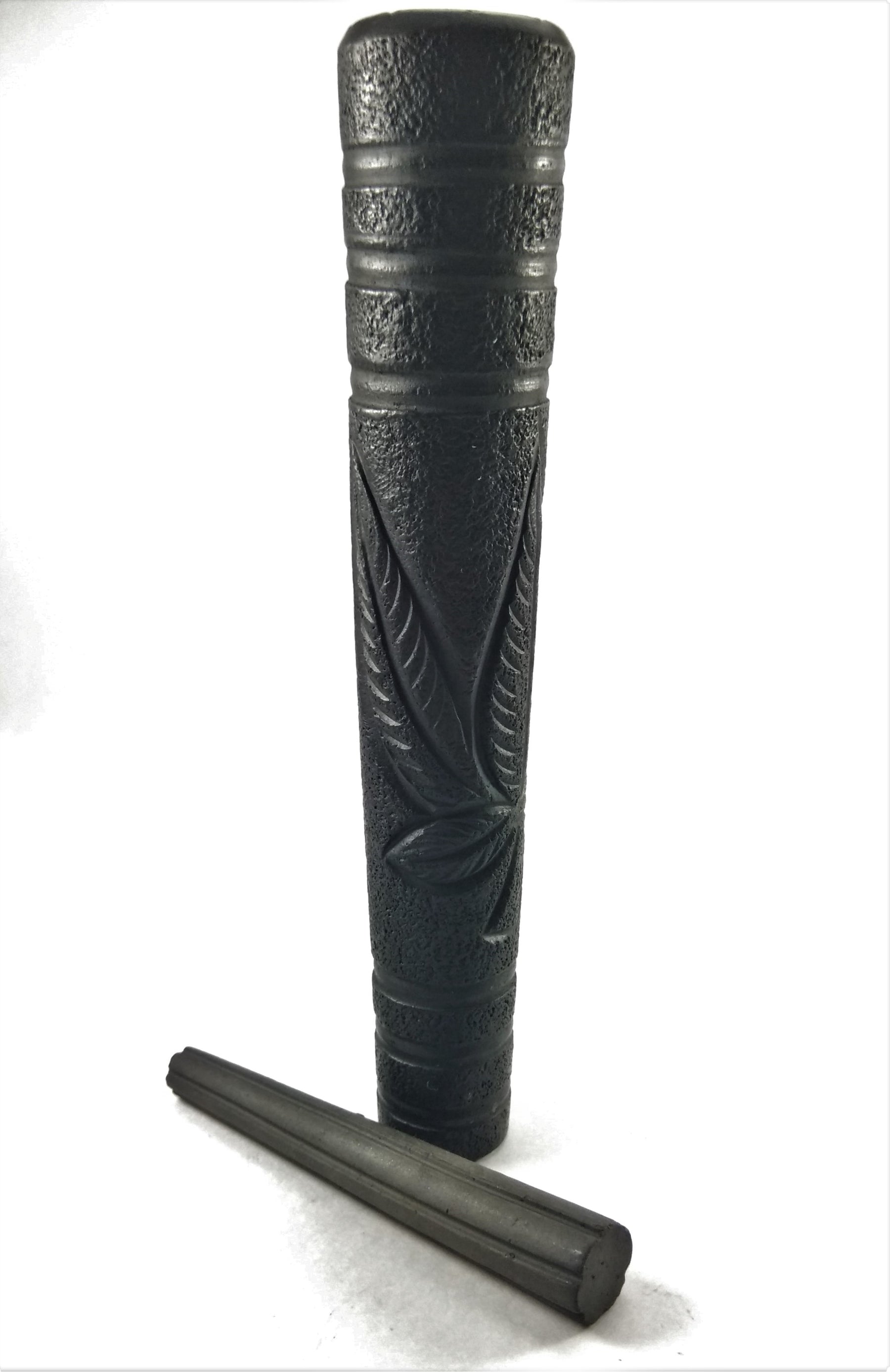 Handmade 6 inch LEAF ART CLAY CHILLUM/SMOKING PIPE - Outontrip