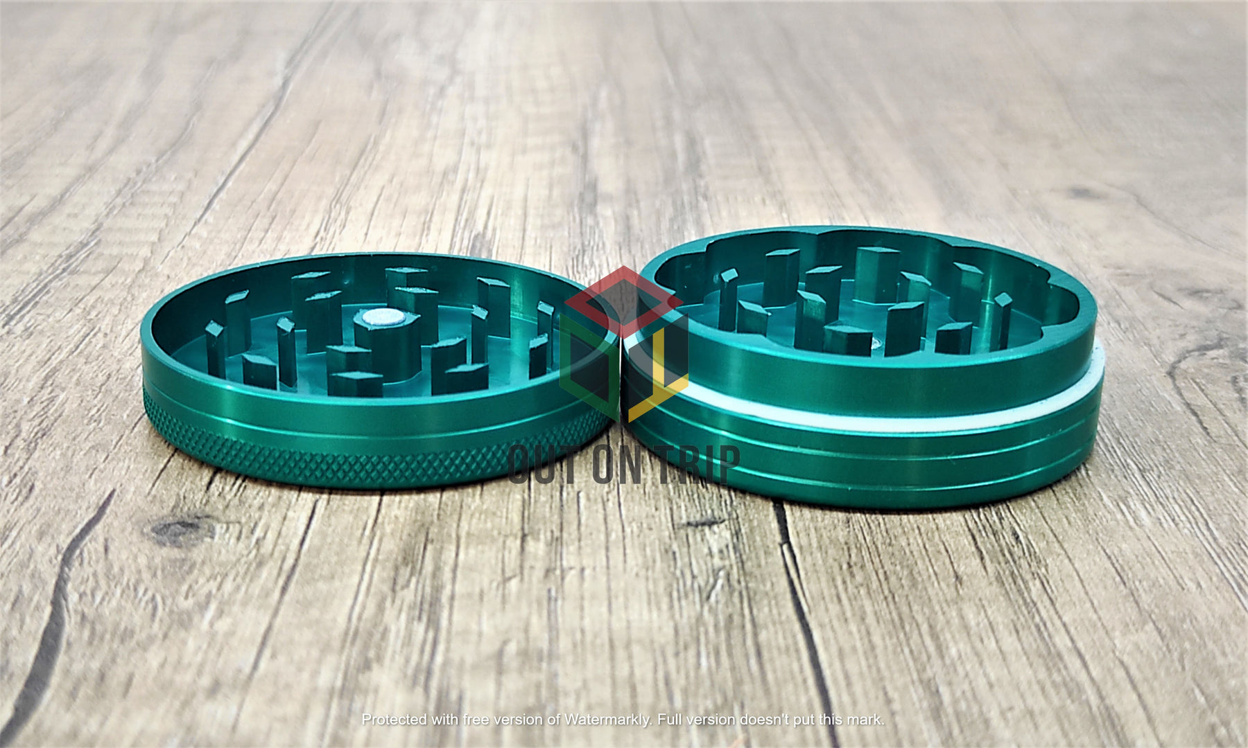 CNC Classic Aluminium Large Herb Crusher - 56MM