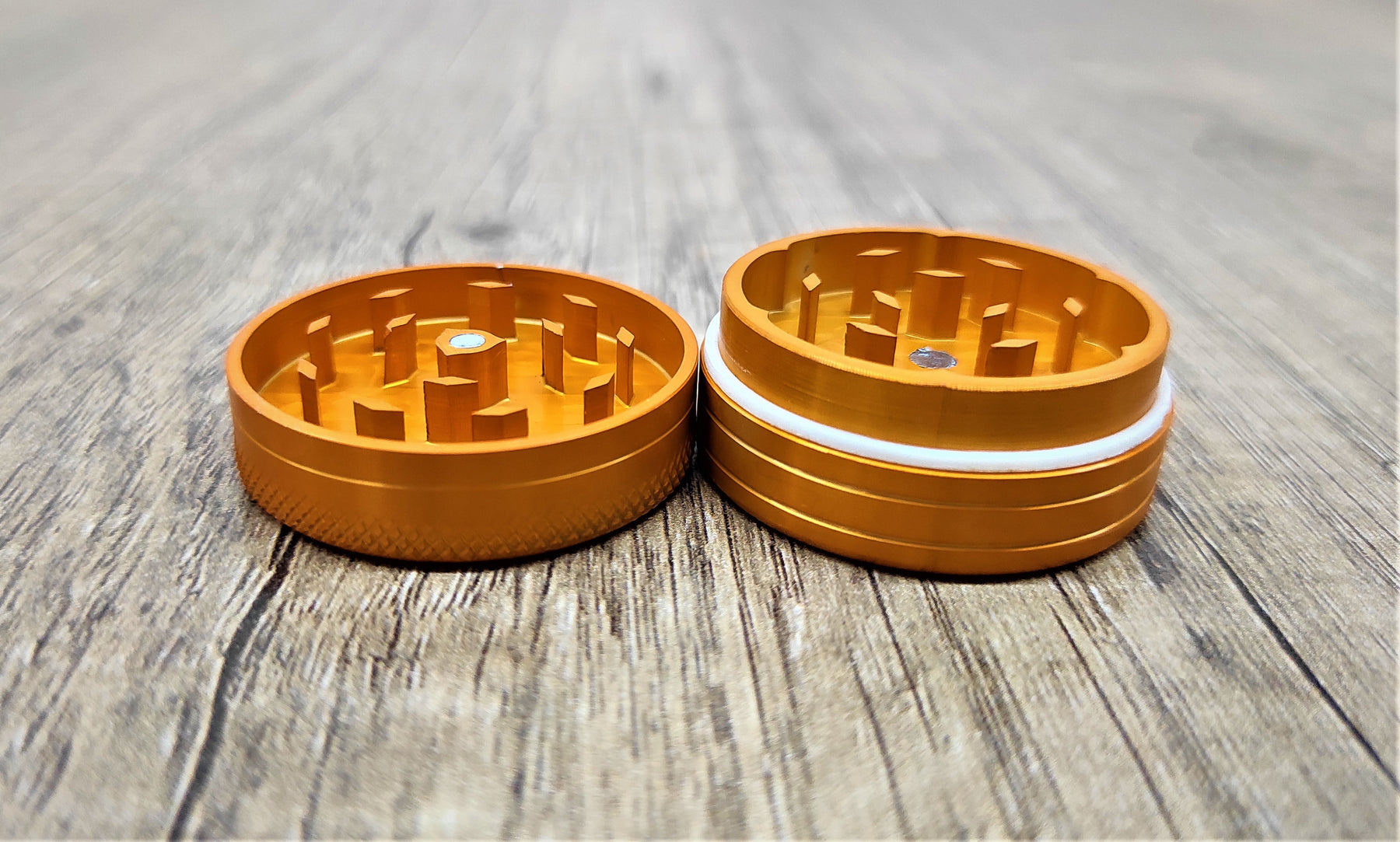 CNC Classic Aluminium Large Herb Crusher - 40MM