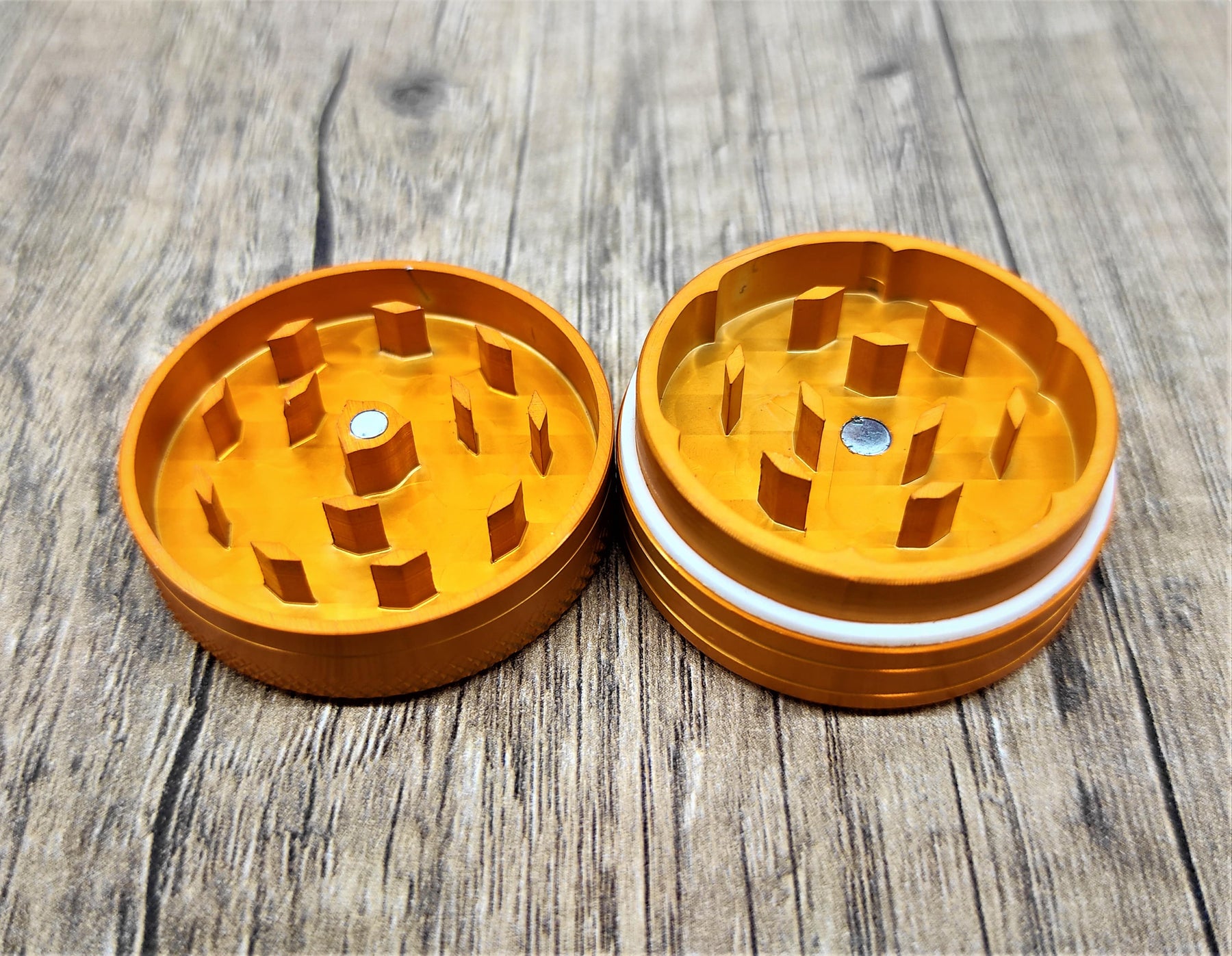 CNC Classic Aluminium Large Herb Crusher - 40MM