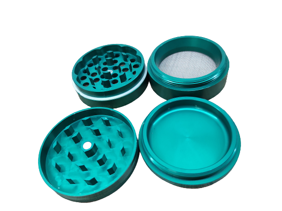 CNC Classic Aluminium Large Herb Crusher - 56MM