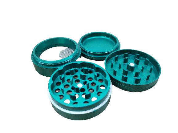 CNC Classic Aluminium Large Herb Crusher - 56MM