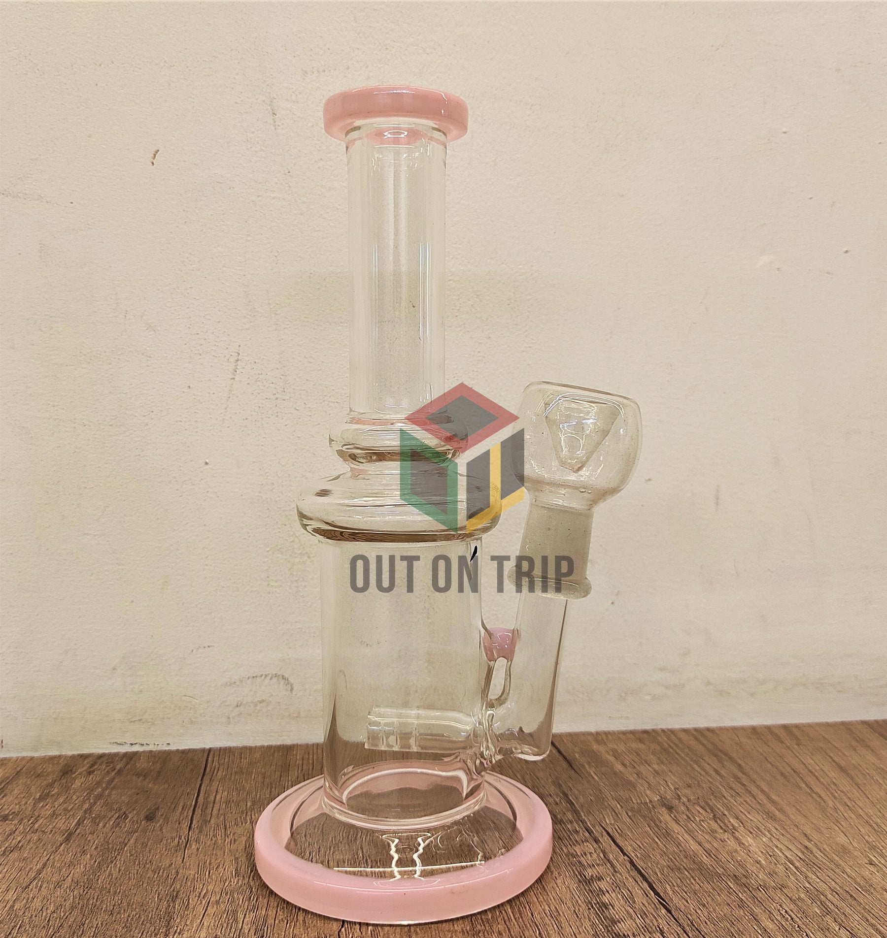9 Inch Assorted Colors Bong with Inline Percolator