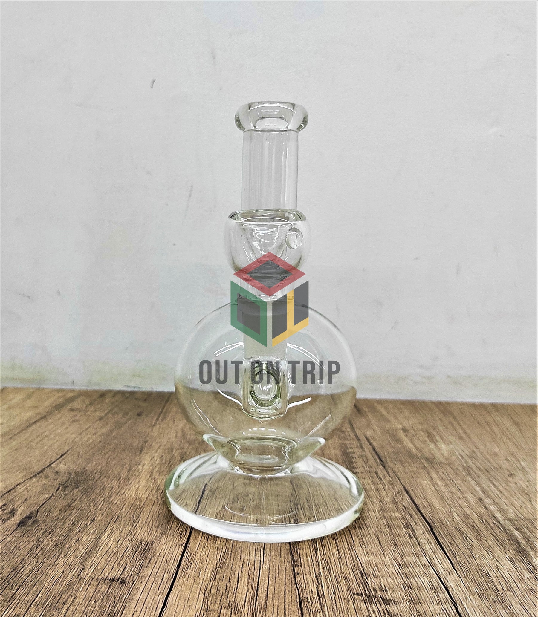 8 Inch Mini Bulb Glass Assorted Colors Bong (Discontinued)