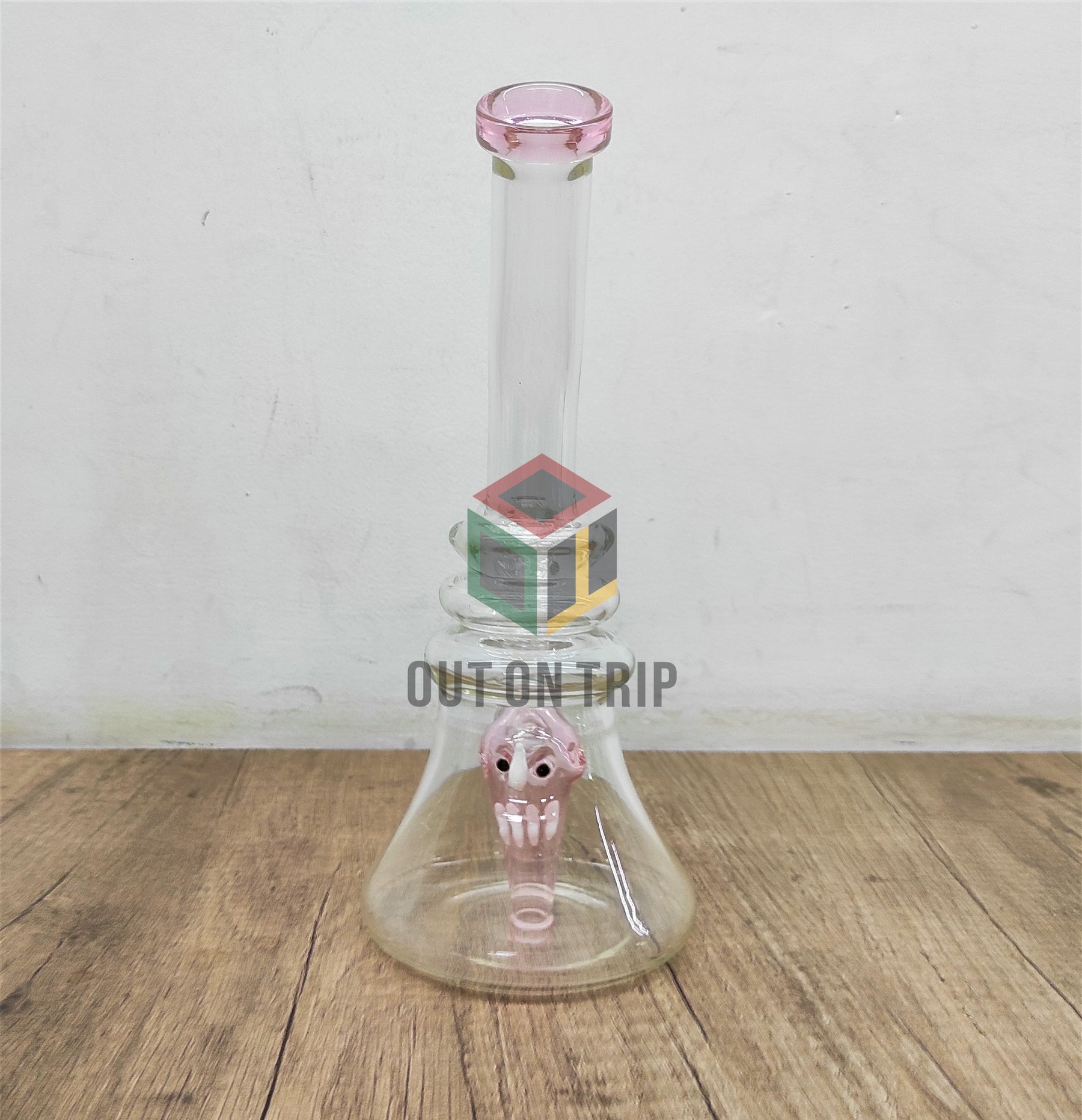 9 Inch Beaker Assorted Colors Bong with Monster Inline Percolator (Discontinued)