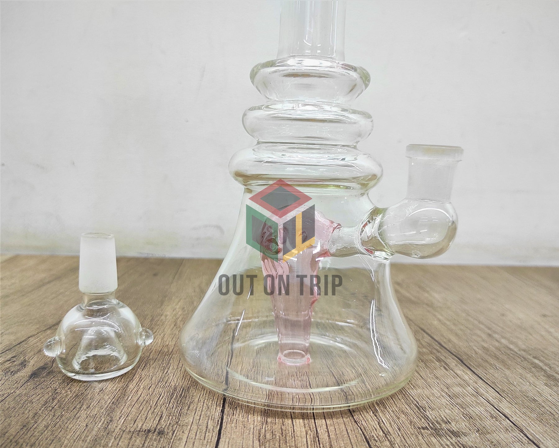 9 Inch Beaker Assorted Colors Bong with Monster Inline Percolator (Discontinued)