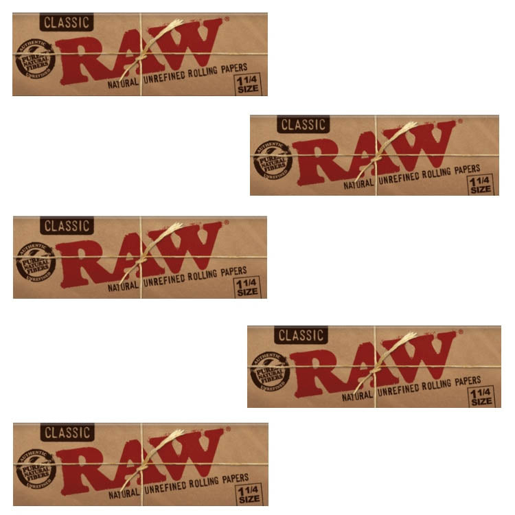 RAW Classic Rolling Paper 1 1/4 - 50 Leaves