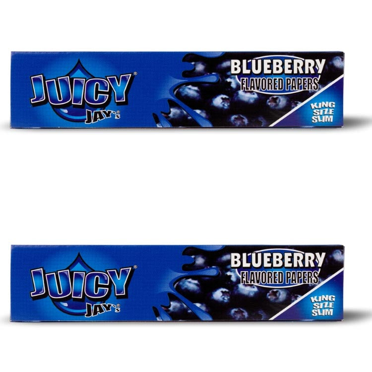 Juicy Jay Rolling Papers - Blueberry Flavor - KSS
