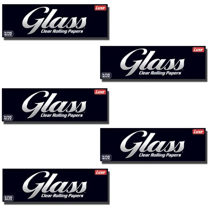 Luxe Glass Clear Rolling Paper - 40 Leaves