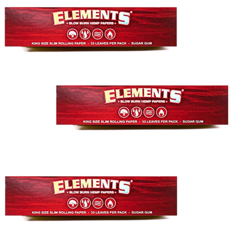 ELEMENTS Red King Size Slim