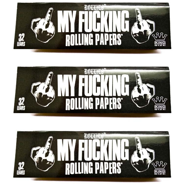 Rollies 'My F'Kn Paper' Rolling Paper King Size