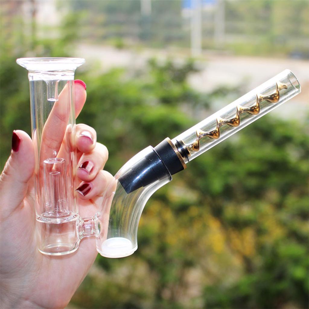 Twisty Glass Bubbler Kit - Glass Blunt