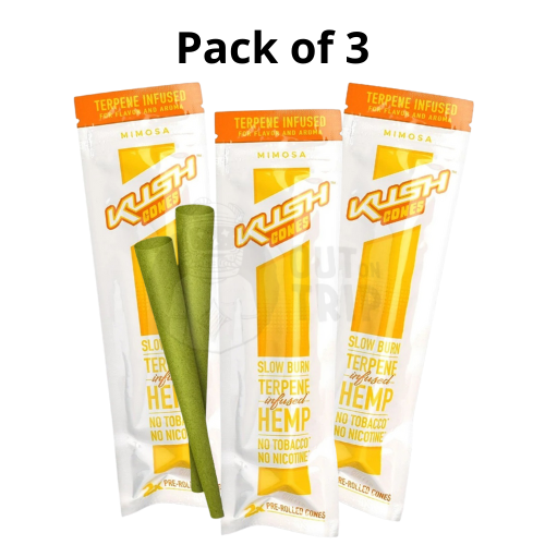 KUSH TERPENE INFUSED PREROLLED Organic CONES - MIMOSA