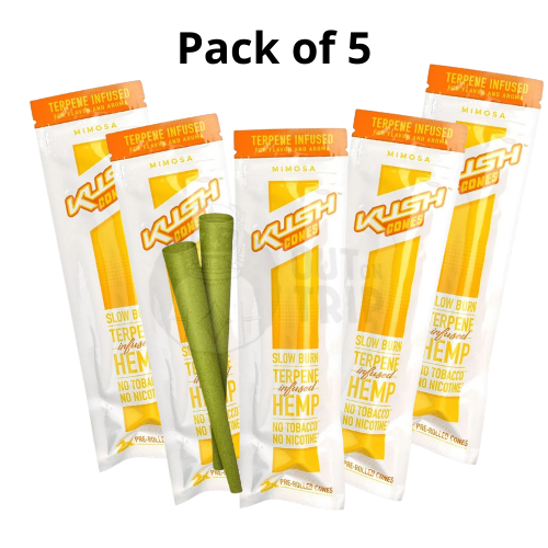 KUSH TERPENE INFUSED PREROLLED Organic CONES - MIMOSA