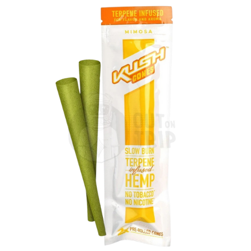 KUSH TERPENE INFUSED PREROLLED Organic CONES - MIMOSA
