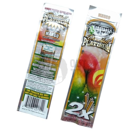 DOUBLE PLATINUM Blunt Wraps - Mango