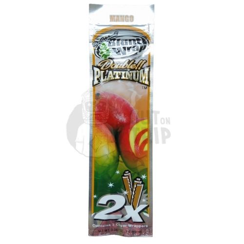 DOUBLE PLATINUM Blunt Wraps - Mango