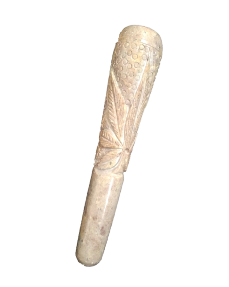 Handmade 6 Inch Assorted Design Marble Chillum