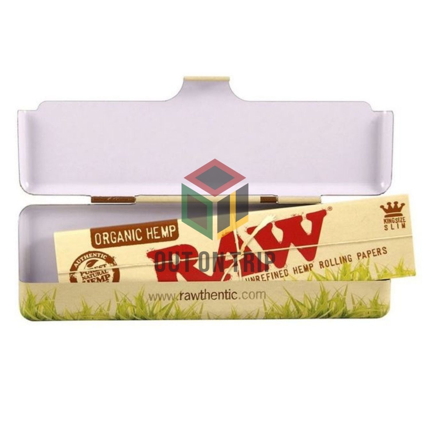 RAW Organic Paper Case - King Size Rolling Paper Container