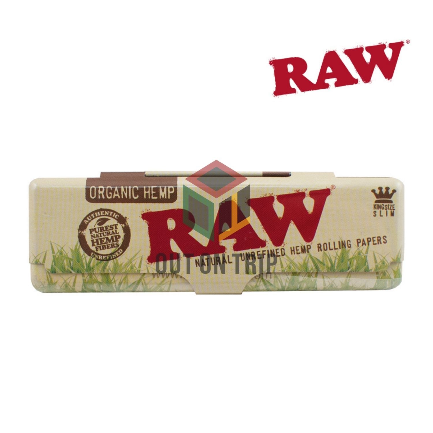 RAW Organic Paper Case - King Size Rolling Paper Container