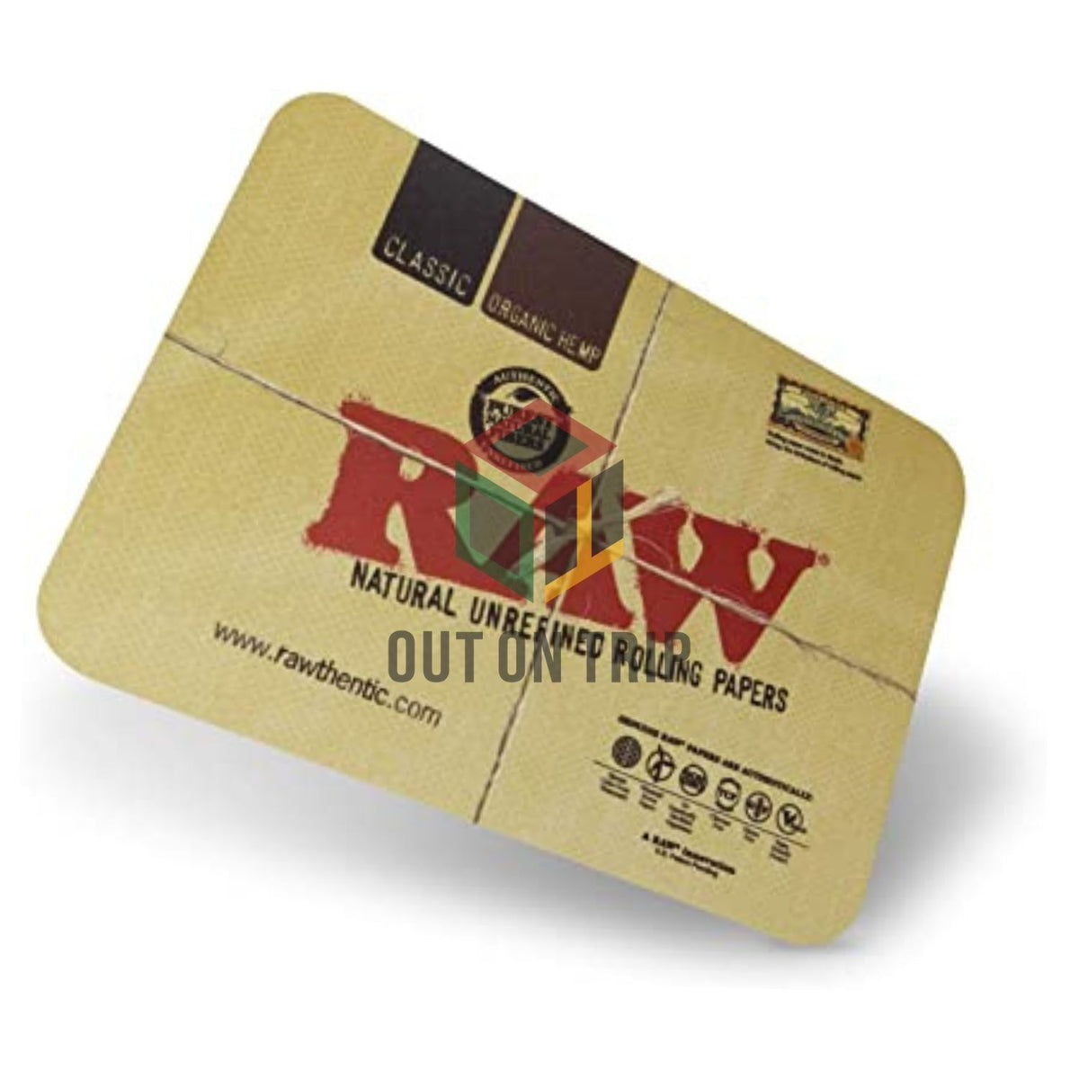RAW Metal Rolling Tray Magnetic Cover - Mini