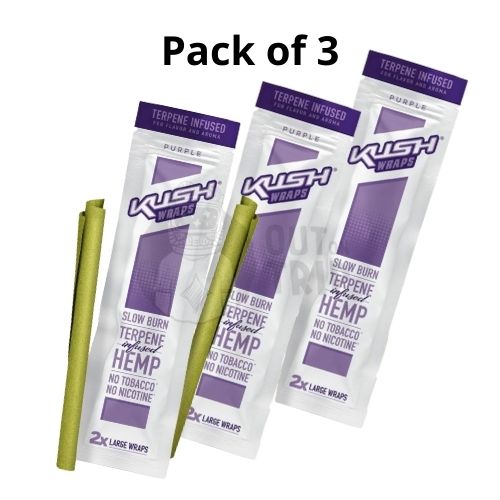 KUSH TERPENE INFUSED WRAPS - PURPLE