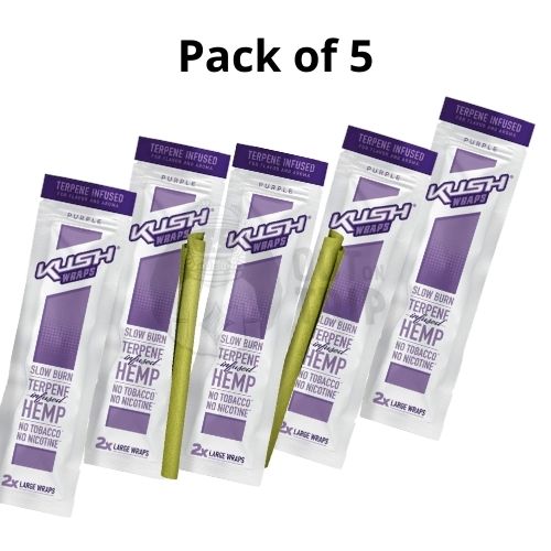 KUSH TERPENE INFUSED WRAPS - PURPLE
