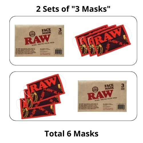 Raw Supersoft Face Mask - 3 Piece per Pack