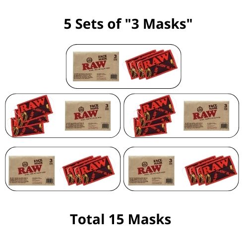 Raw Supersoft Face Mask - 3 Piece per Pack