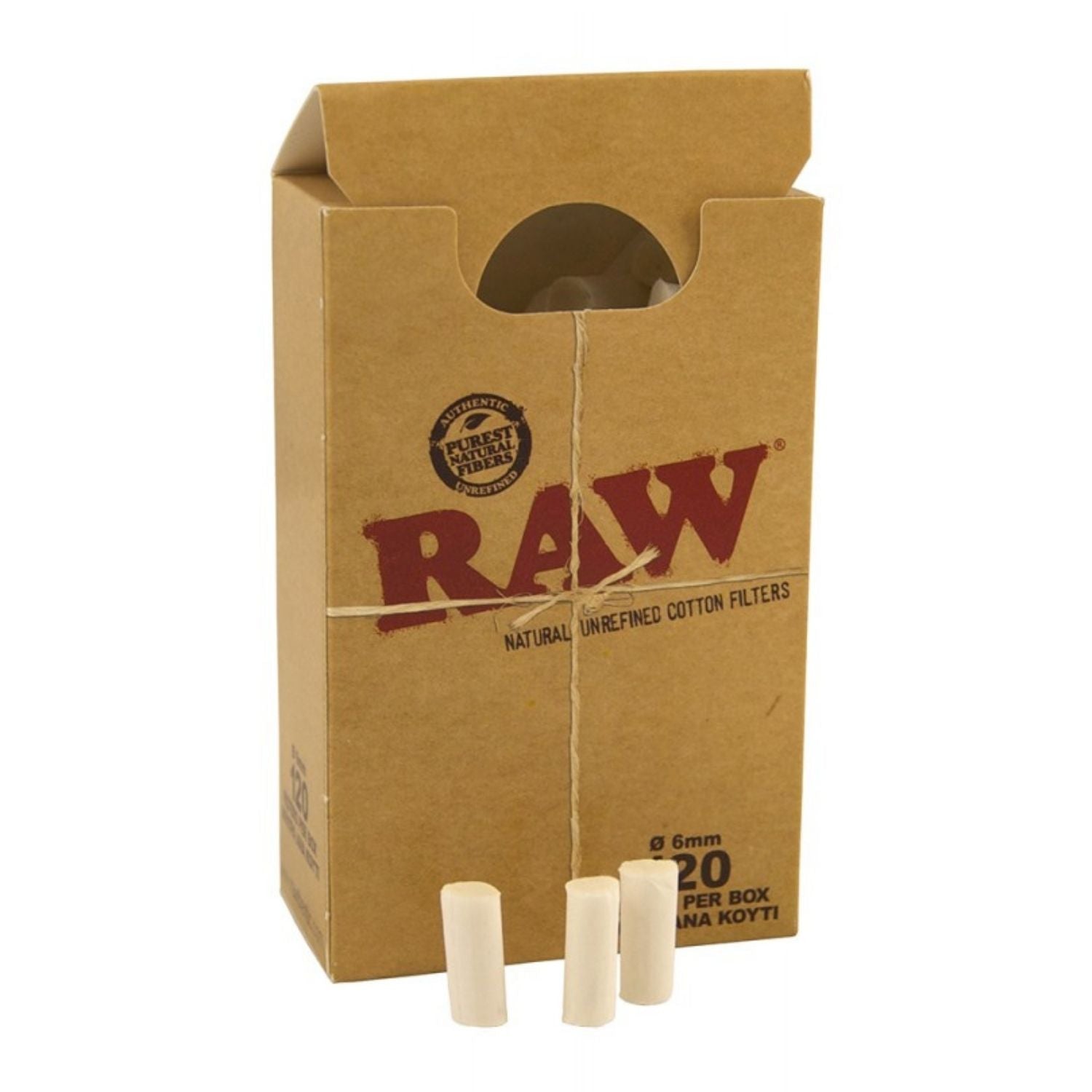 Buy RAW Cotton cigarette filters tips Online