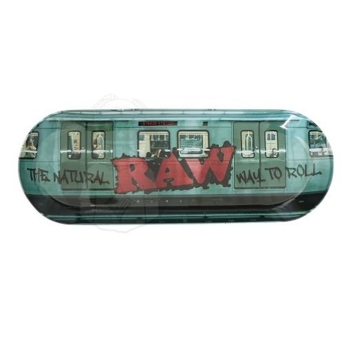 RAW METAL SKATE DECK ROLLING TRAY - GRAFITTI