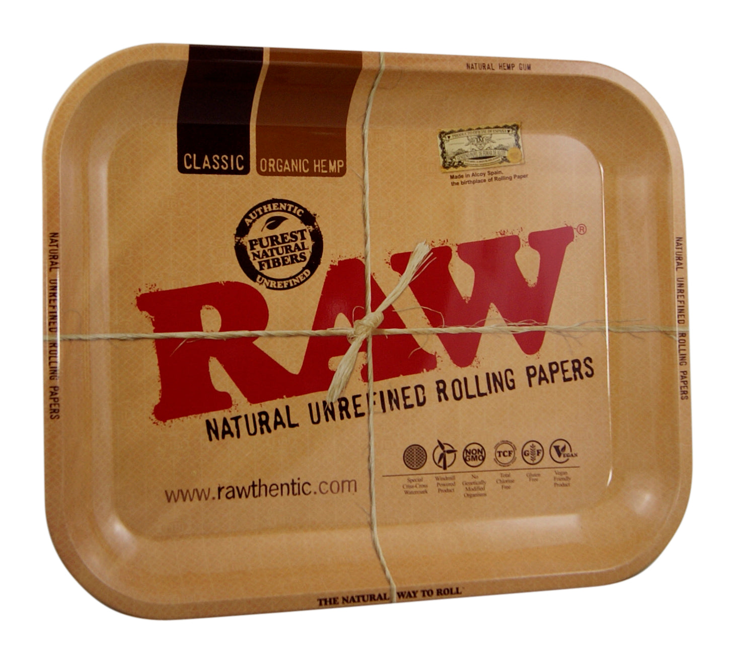 RAW METAL ROLLING TRAY MEDIUM - Outontrip