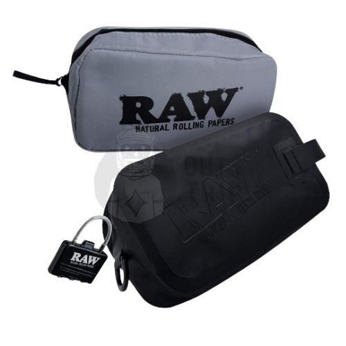 RAW X RYOT Dopp Kit - Smell Proof Water-Proof Travel Bag with Lock