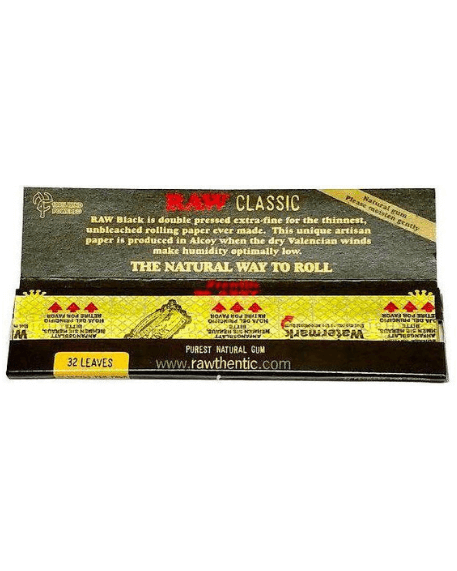 RAW Black Rolling Paper King Size Slim