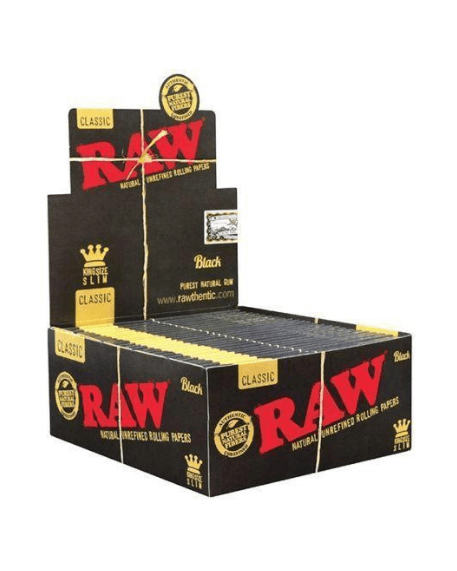 RAW Black Rolling Paper King Size Slim