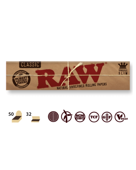 RAW Classic Rolling Paper King Size Slim