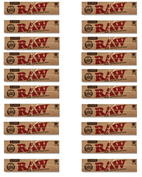 RAW Classic Rolling Paper King Size Slim