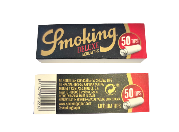 SMOKING Delux Medium Tips - 50 Tips