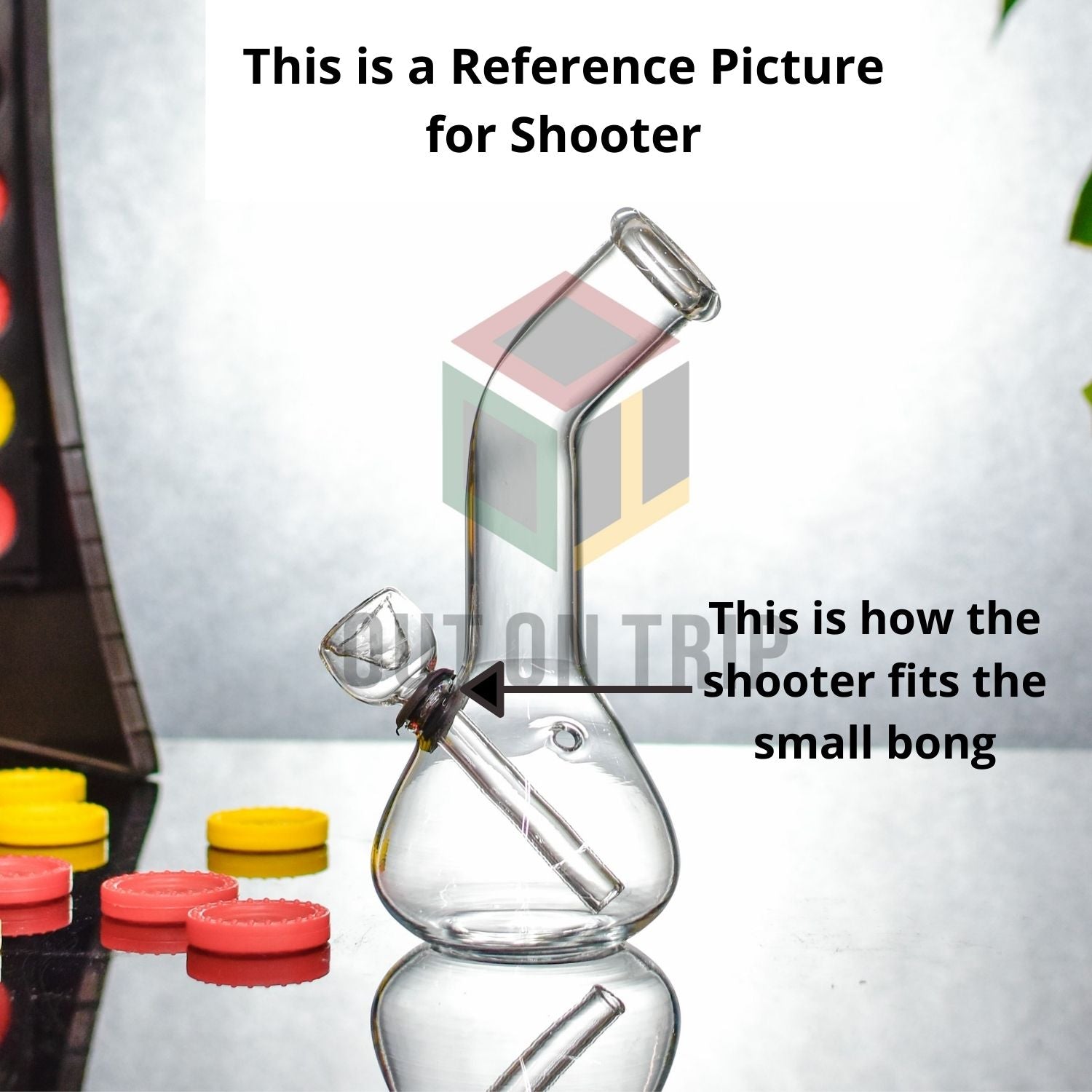 6 cm Glass Bowl Shooter for 6 IN Bong