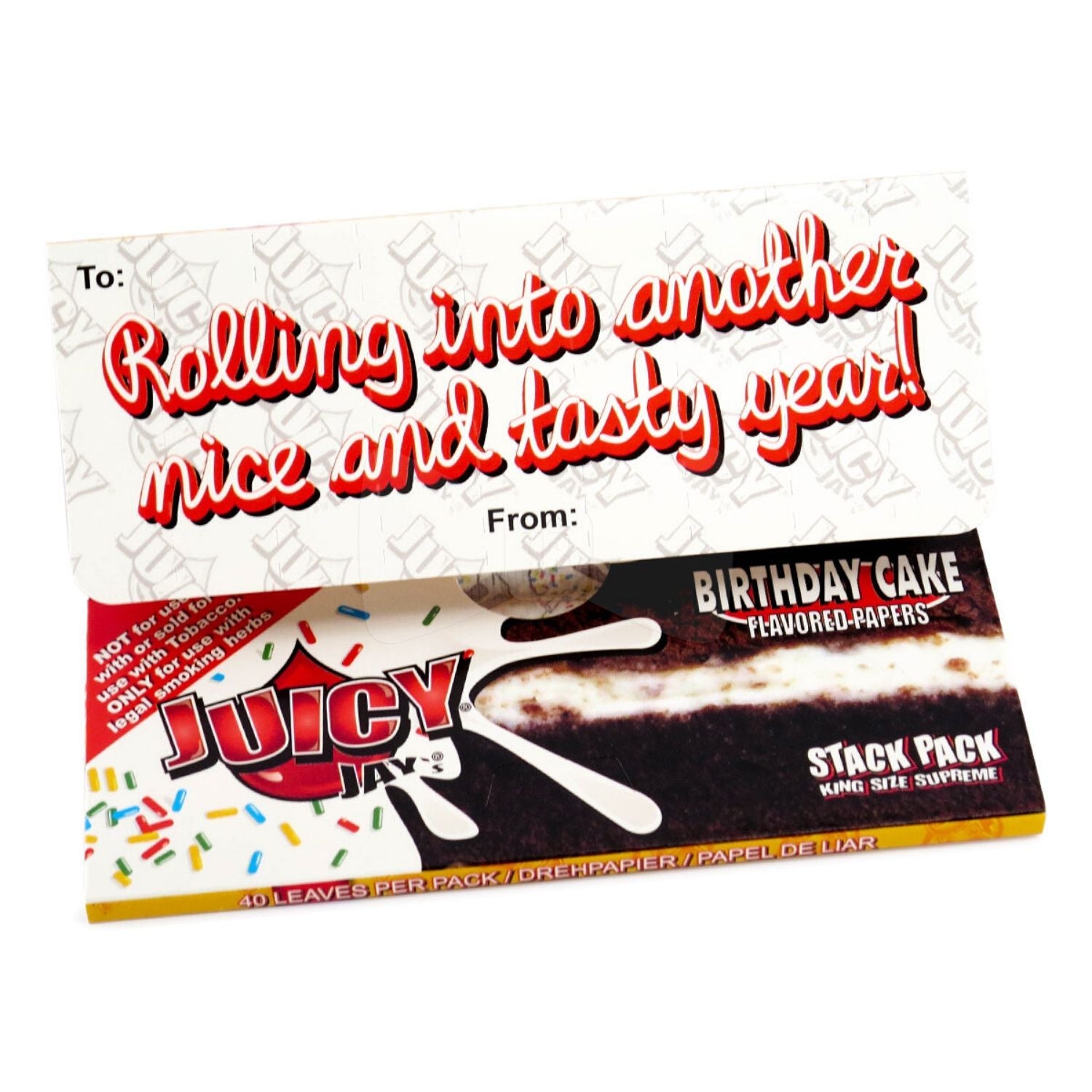 Juicy Jay Rolling Papers - Birthday Cake Flavor
