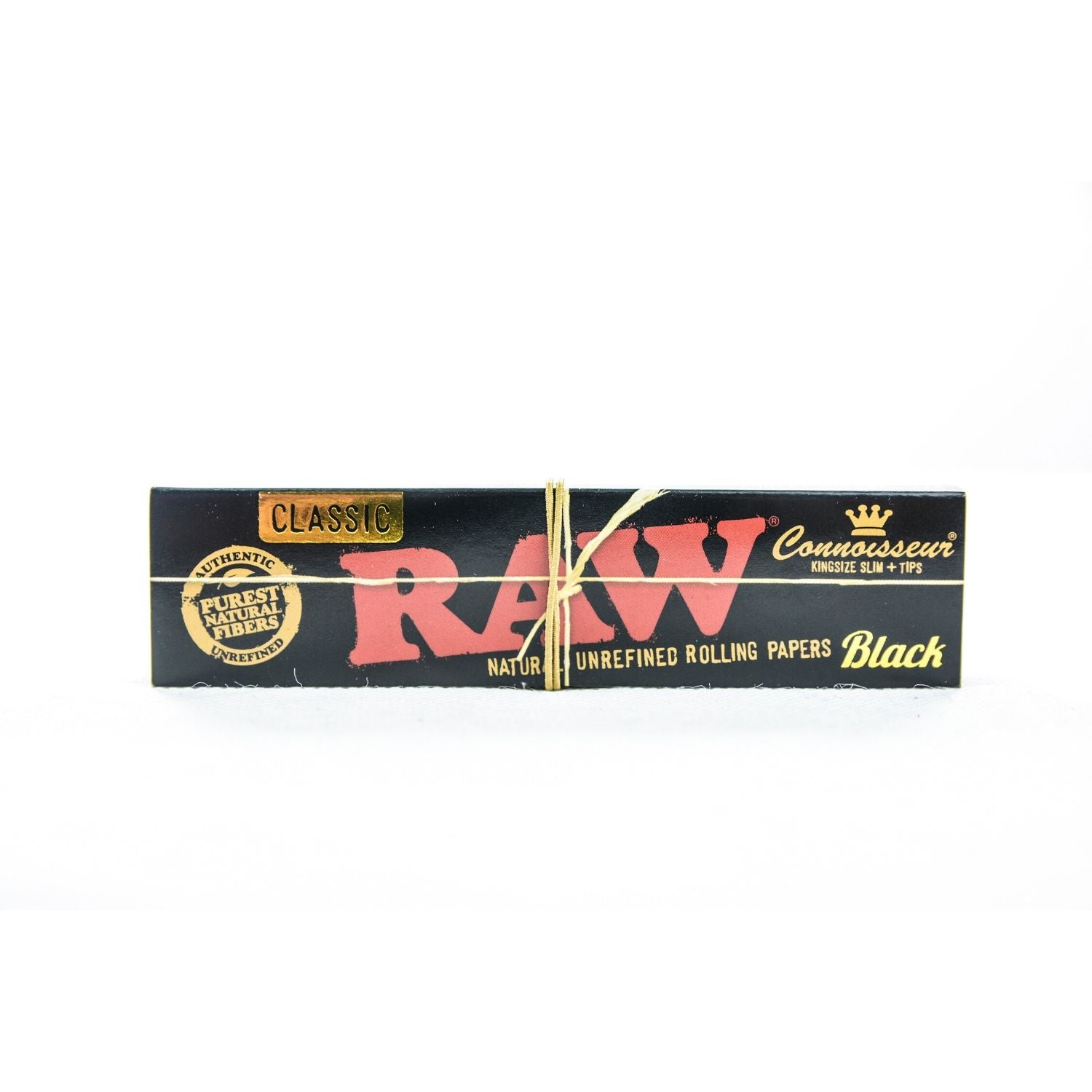 RAW Black Connoisseur KSS - Rolling Paper with Tips