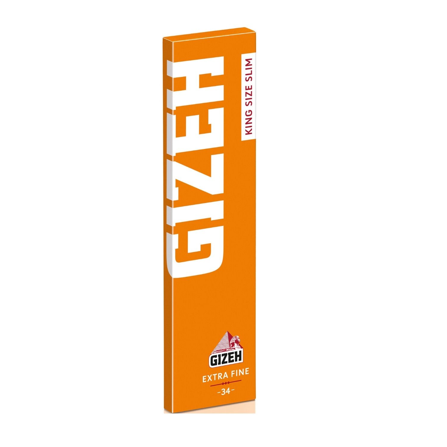 GIZEH Orange Extra Fine Rolling Paper King Size Slim