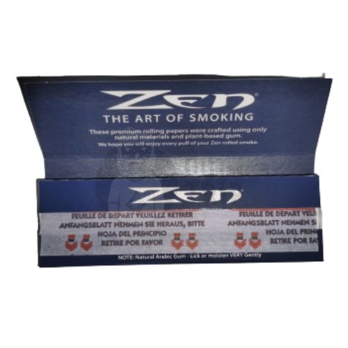 ZEN BLUE ROLLING PAPER SINGLE WIDE - 50 LEAVES