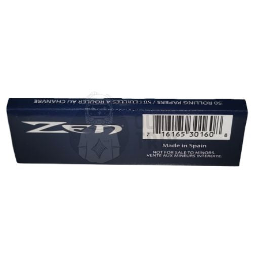 ZEN BLUE ROLLING PAPER SINGLE WIDE - 50 LEAVES