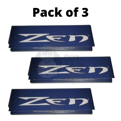 ZEN BLUE ROLLING PAPER SINGLE WIDE - 50 LEAVES