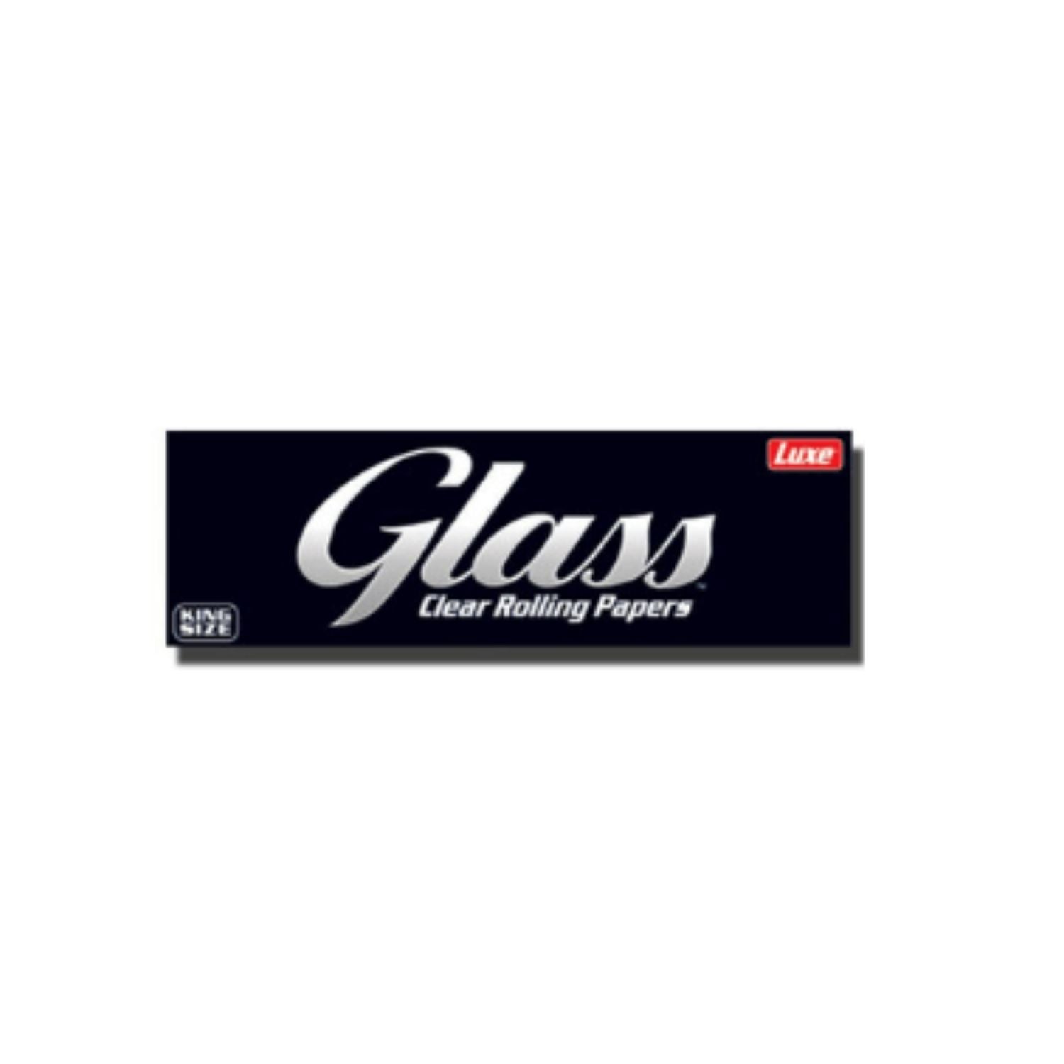 Luxe Glass Rolling Paper with RAW Wide Tips - Set of 5