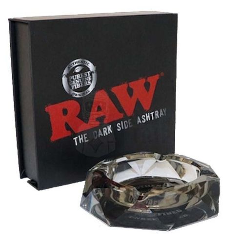 RAW GLASS ASHTRAY - DARKSIDE