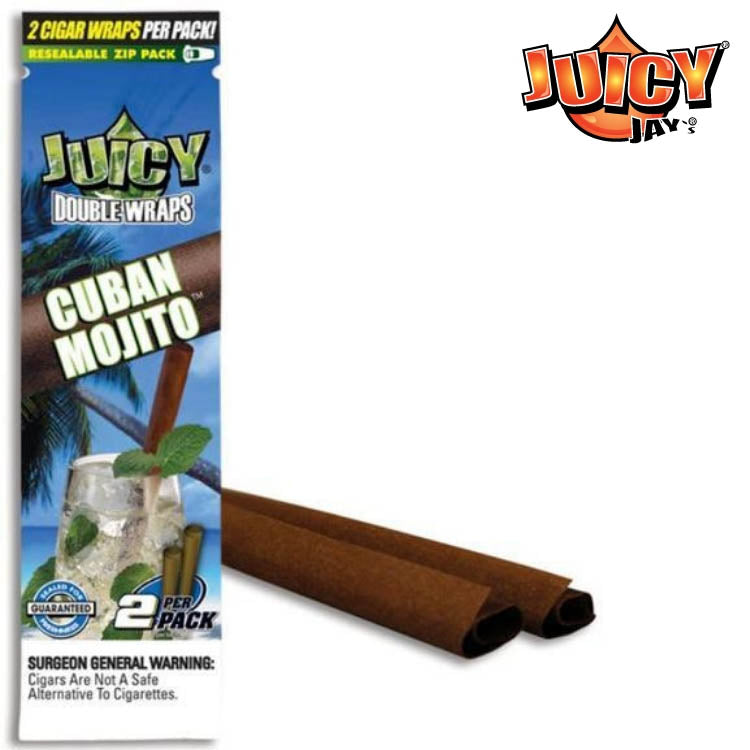 Juicy Double Wraps Blunt - Cuban Mojito Flavour