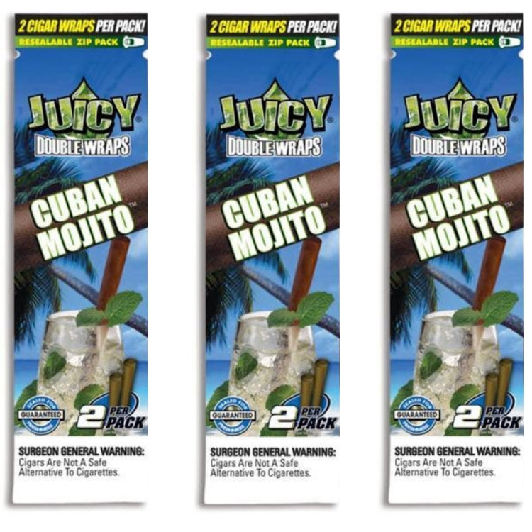 Juicy Double Wraps Blunt - Cuban Mojito Flavour